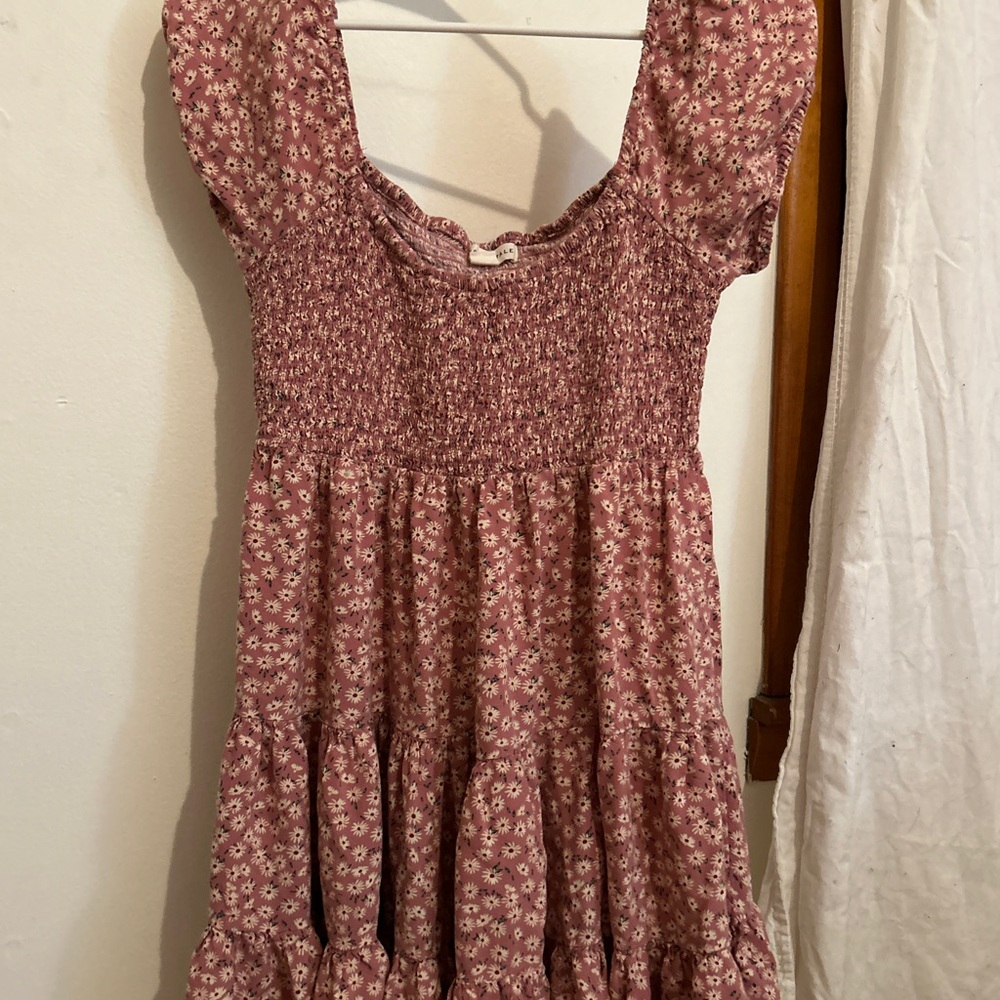 Floral Pink Sun Dress